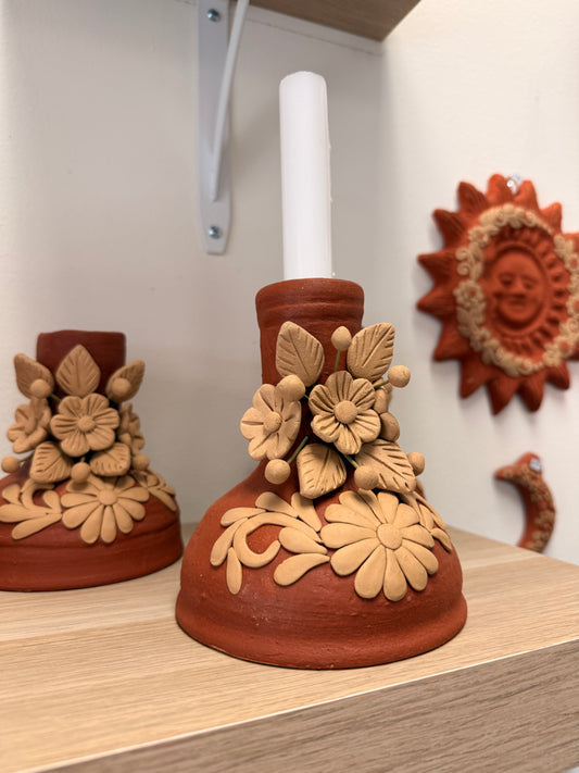 Candleholder bordado