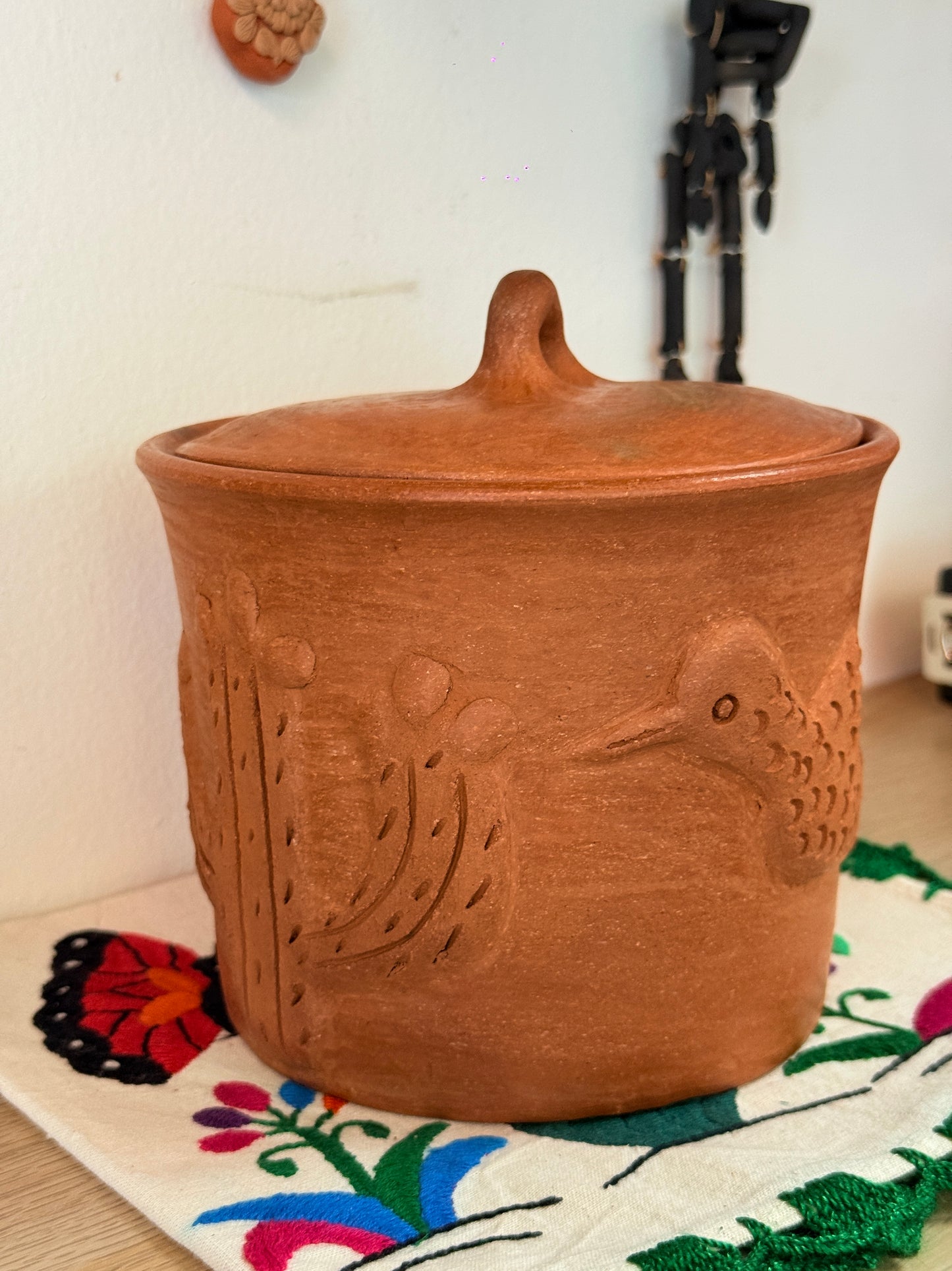 Luna Hummingbird Storage Jar “B”