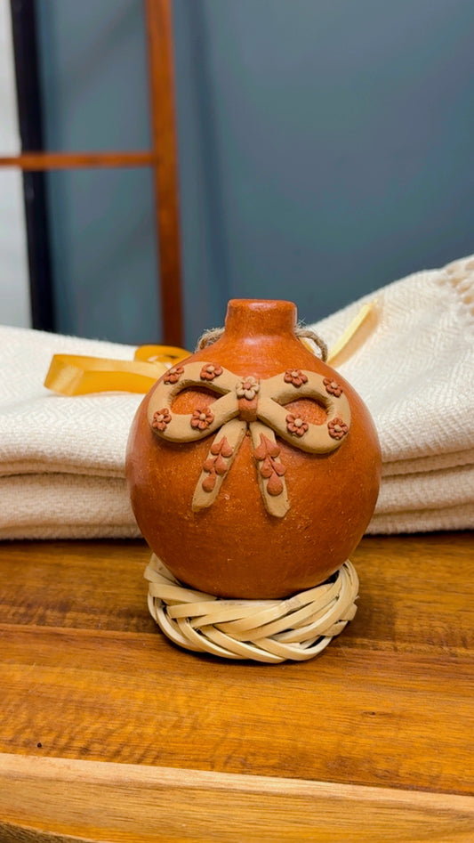 Christmas Bow Ornament/Esfera with No letter