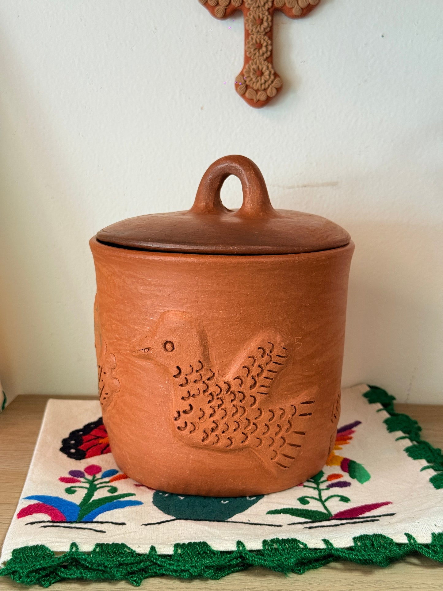 Luna Hummingbird Storage Jar “D”