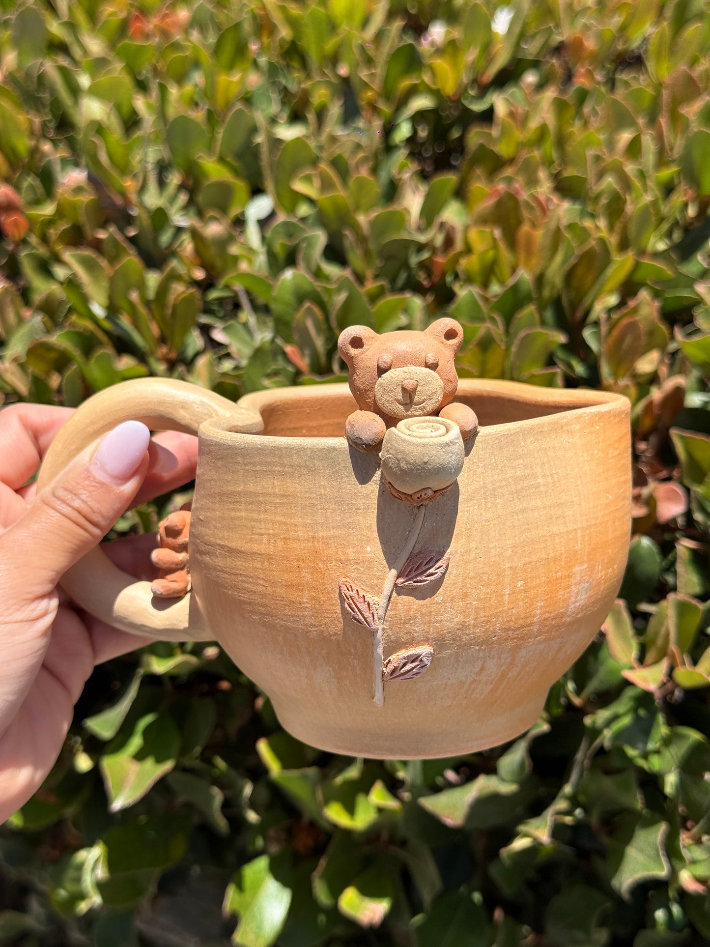 “Vintage” Jumbo Rose Mug