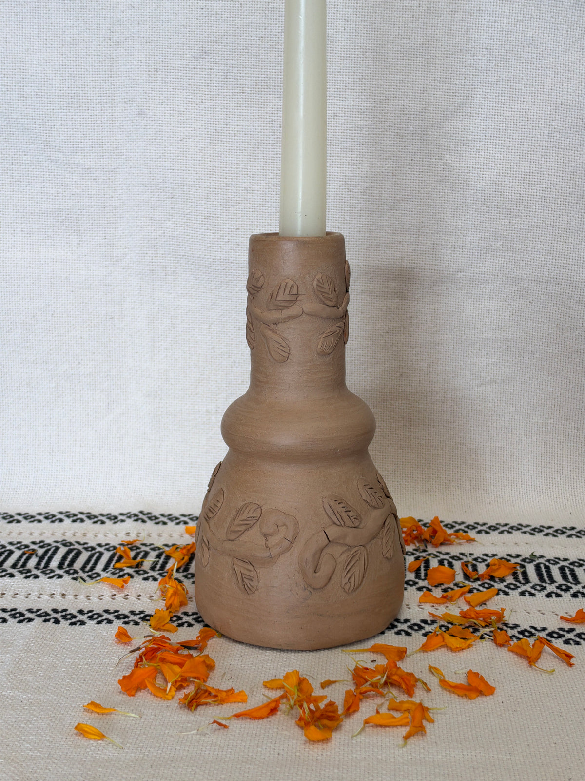 Cempasuchil Candle Holder #1