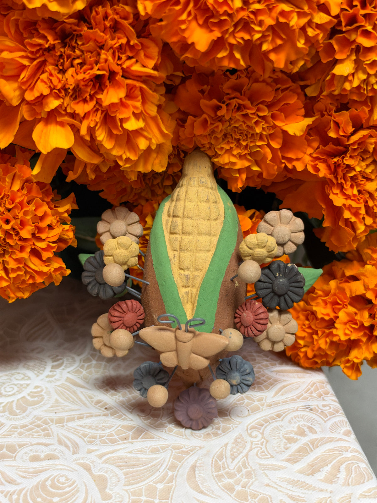 Yellow Corn Wall Decor 3”