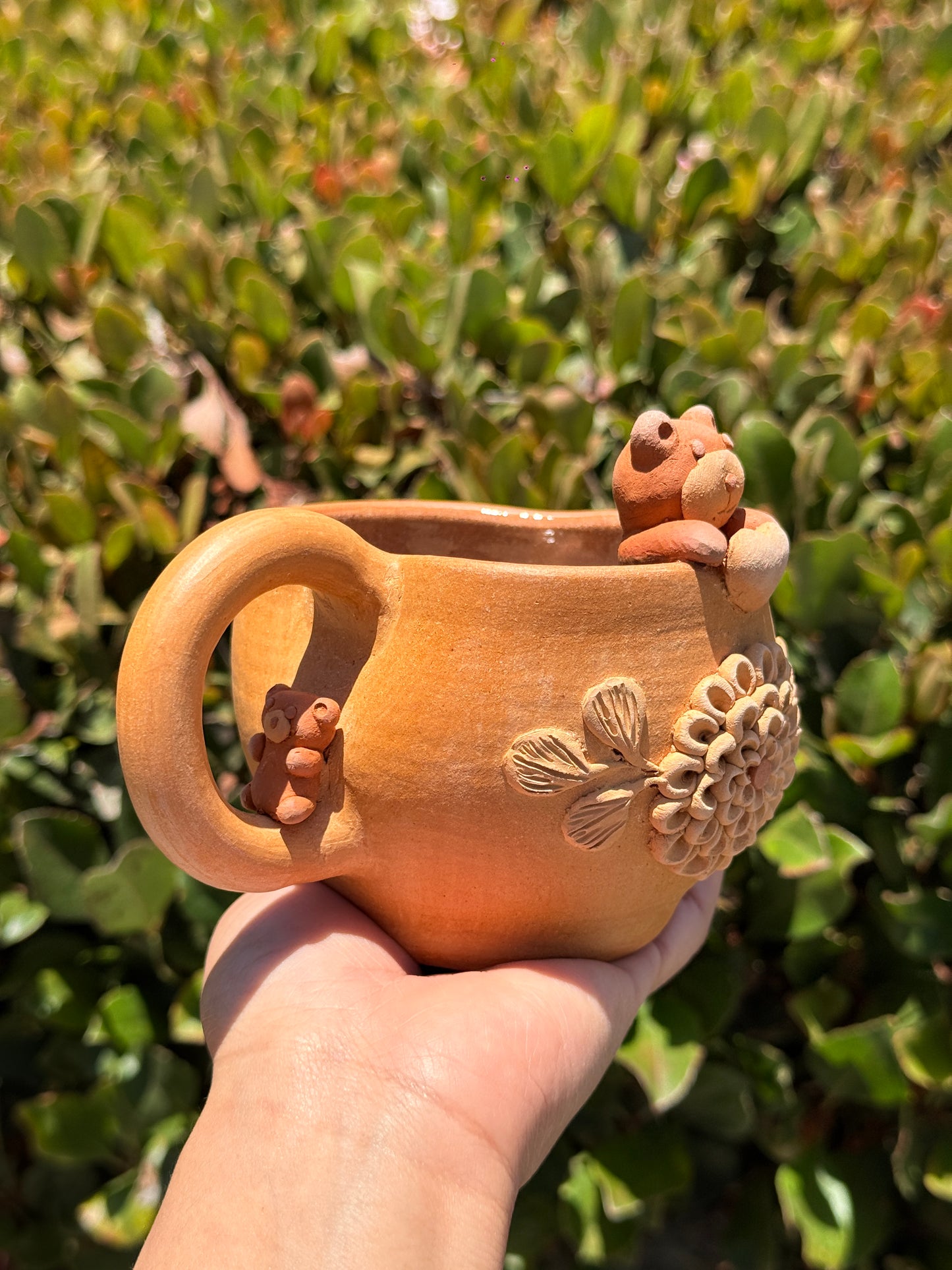 “Emily” Natural Flower Mug