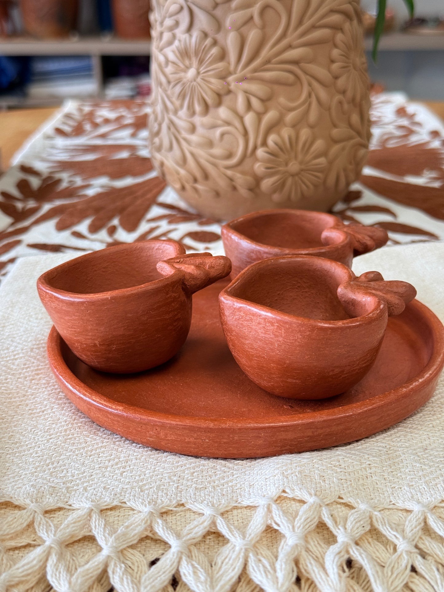 “Carmen” Set (Tequileros + Plate)