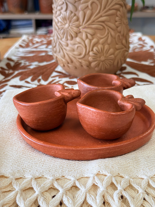 “Carmen” Set (Tequileros + Plate)
