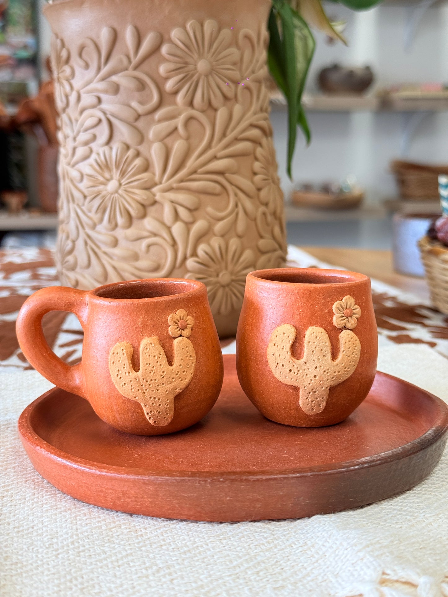 “Cactus” Tequilero Set (2)