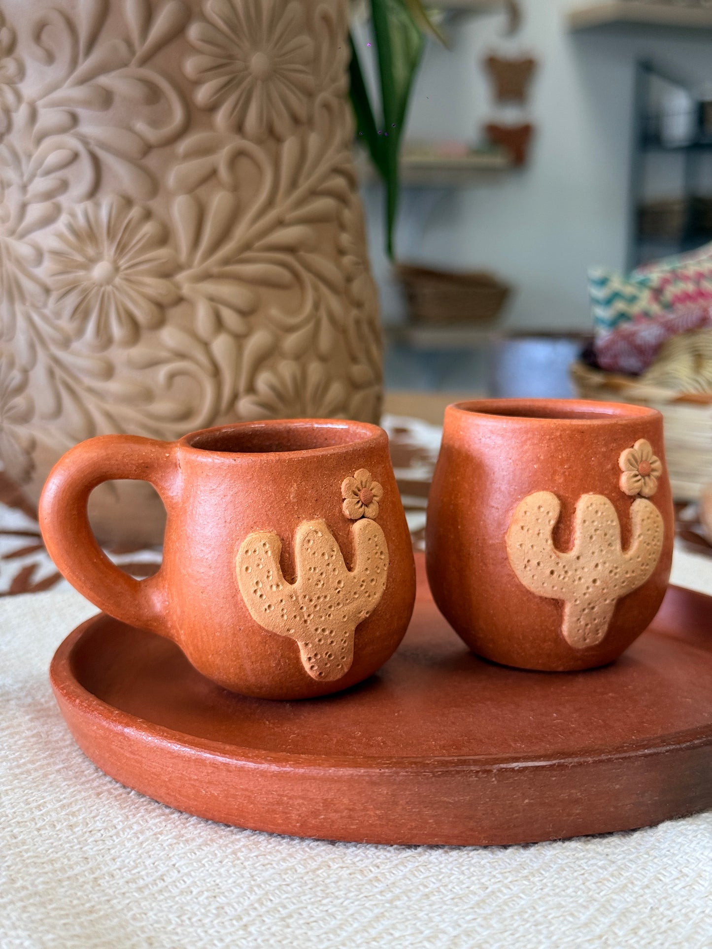 “Cactus” Tequilero Set (2)