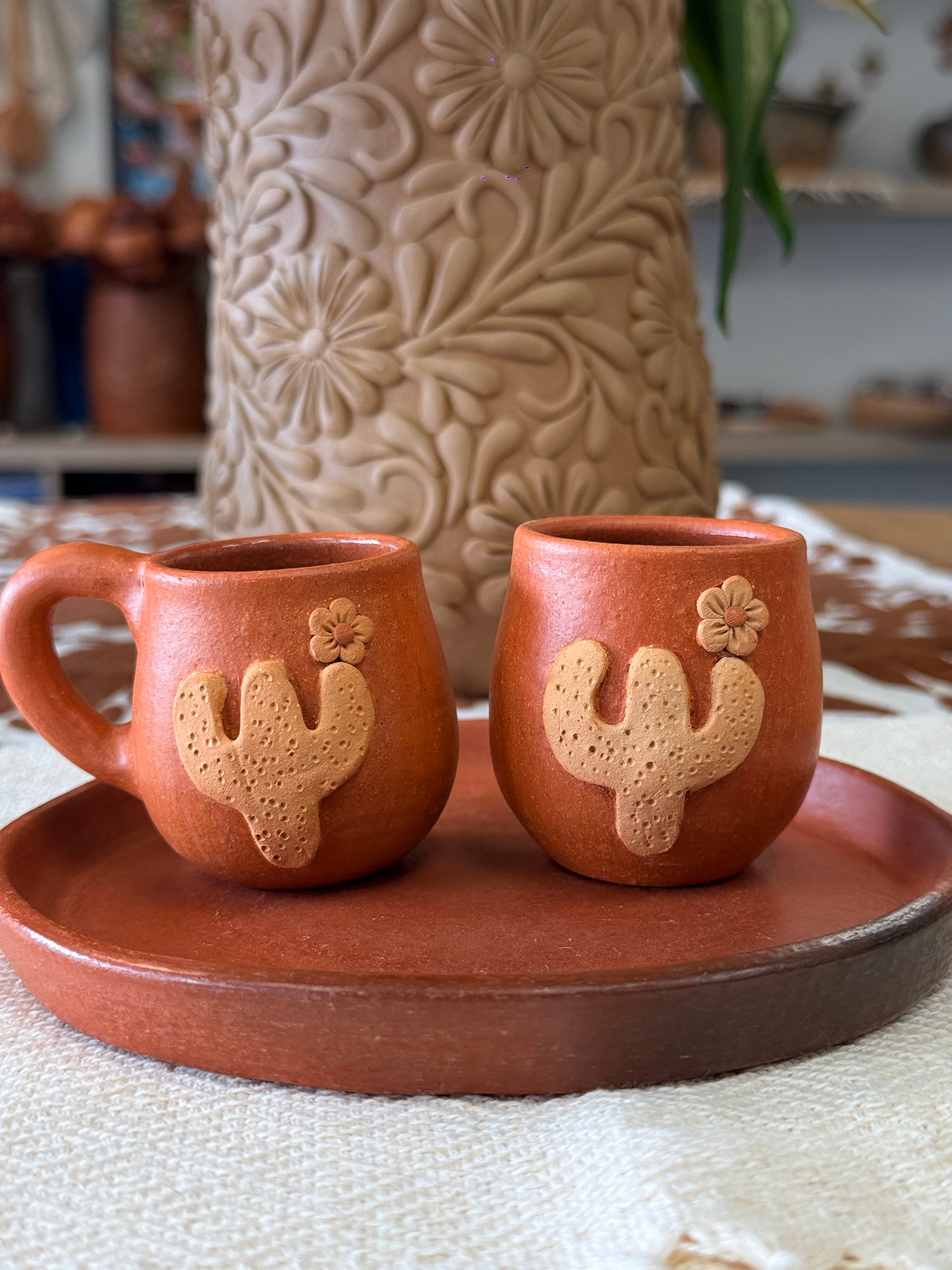 “Cactus” Tequilero Set (2)