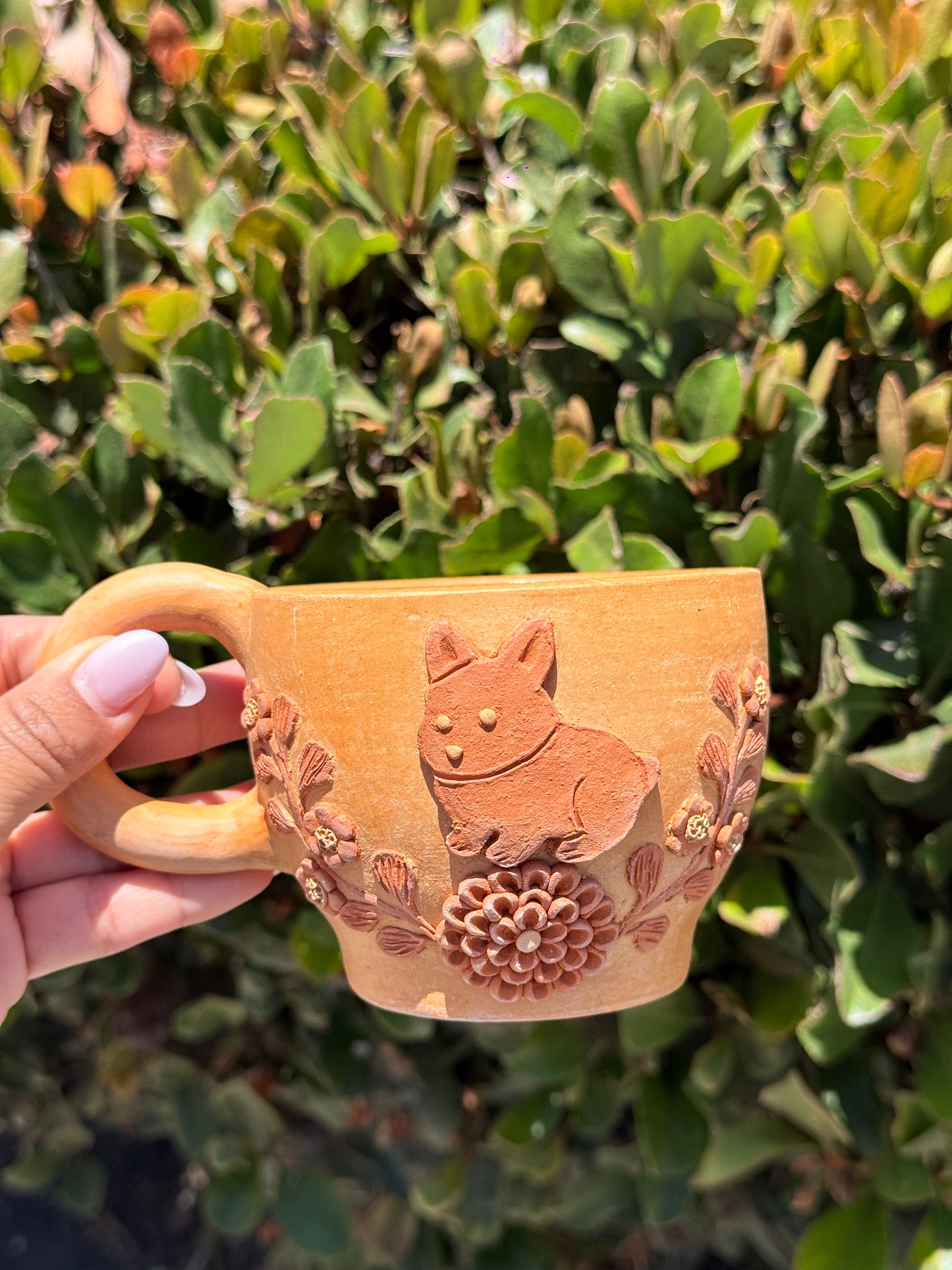 Bunny mug red design