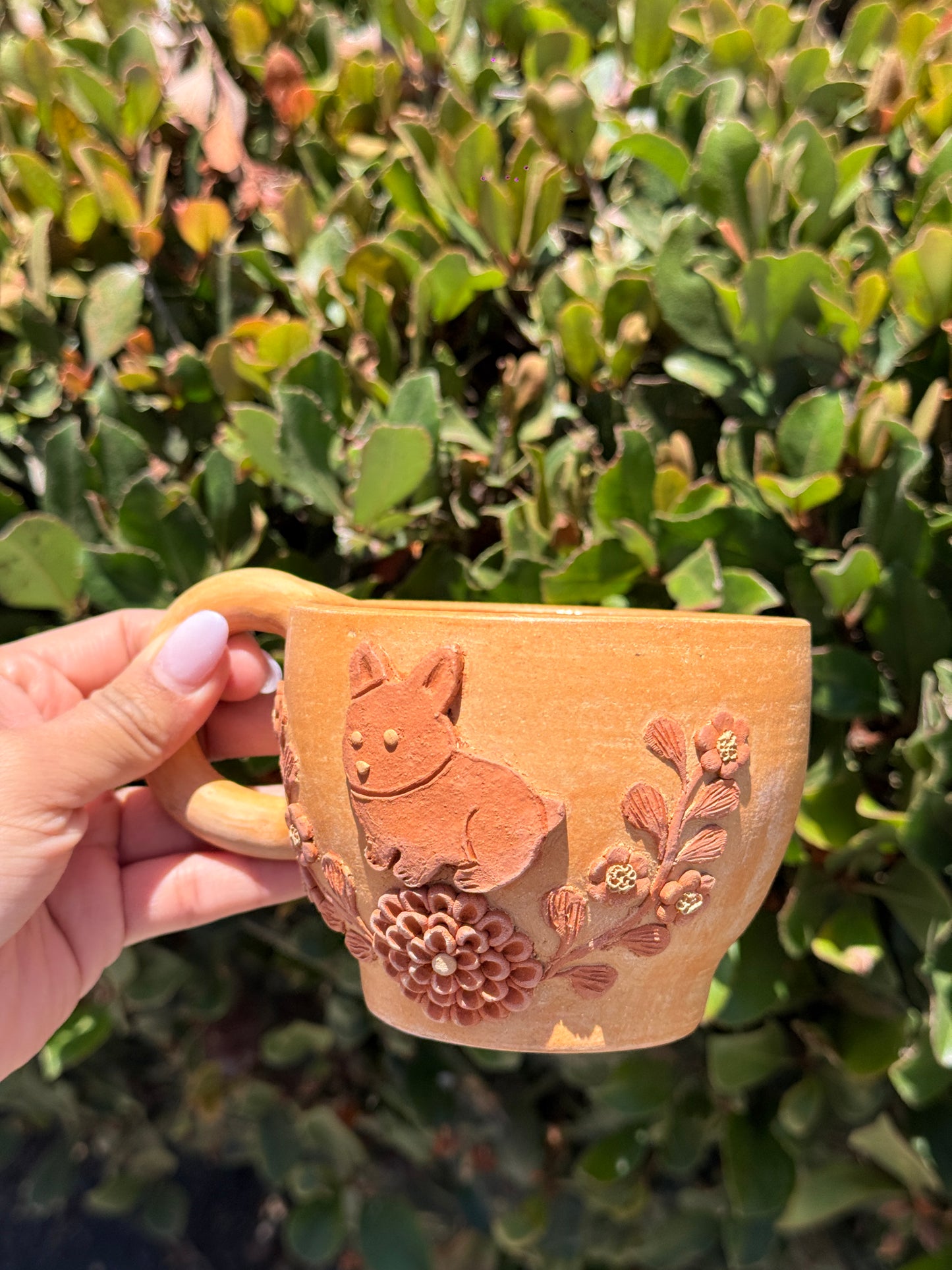 Bunny mug red design