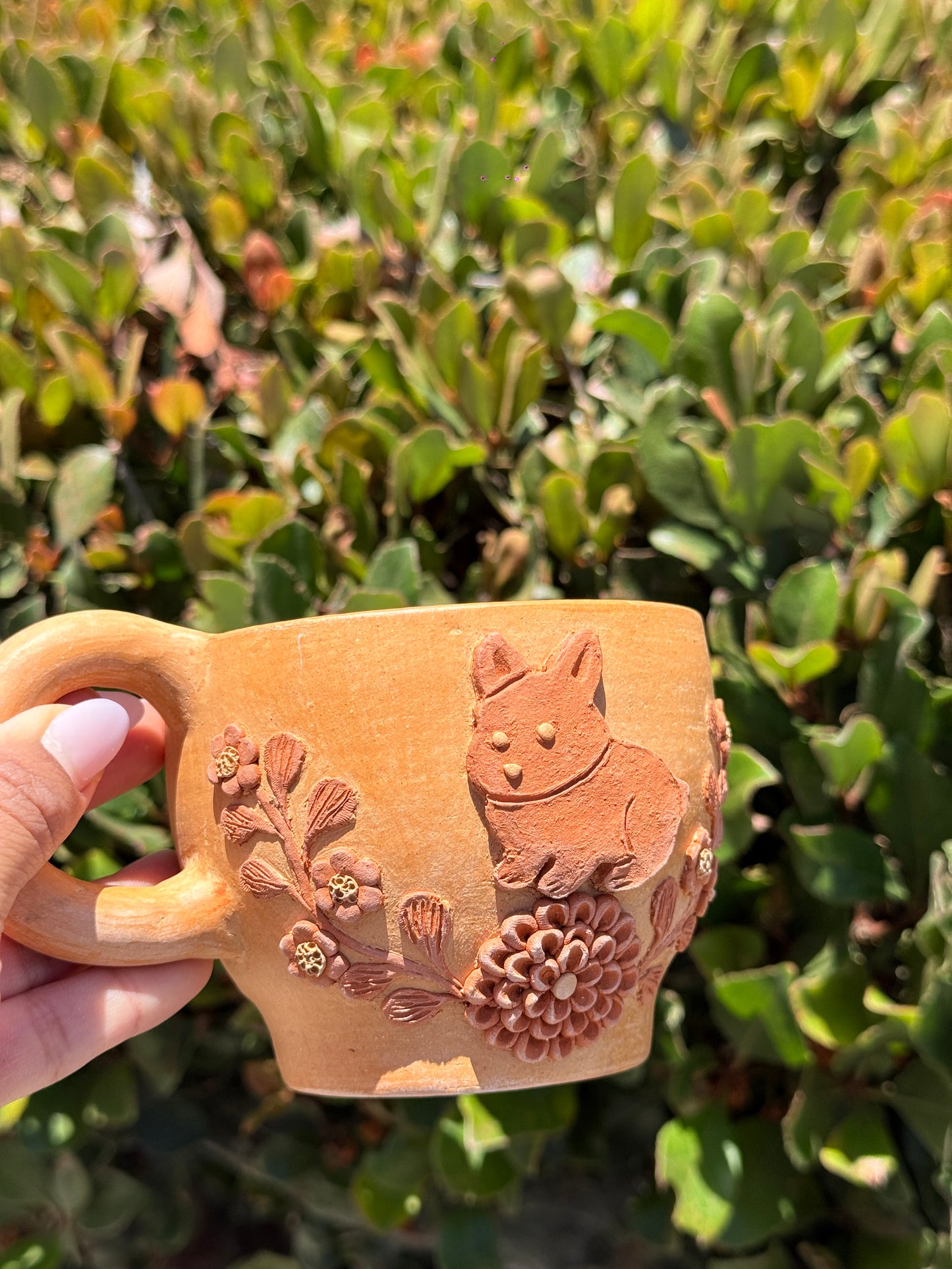 Bunny mug red design