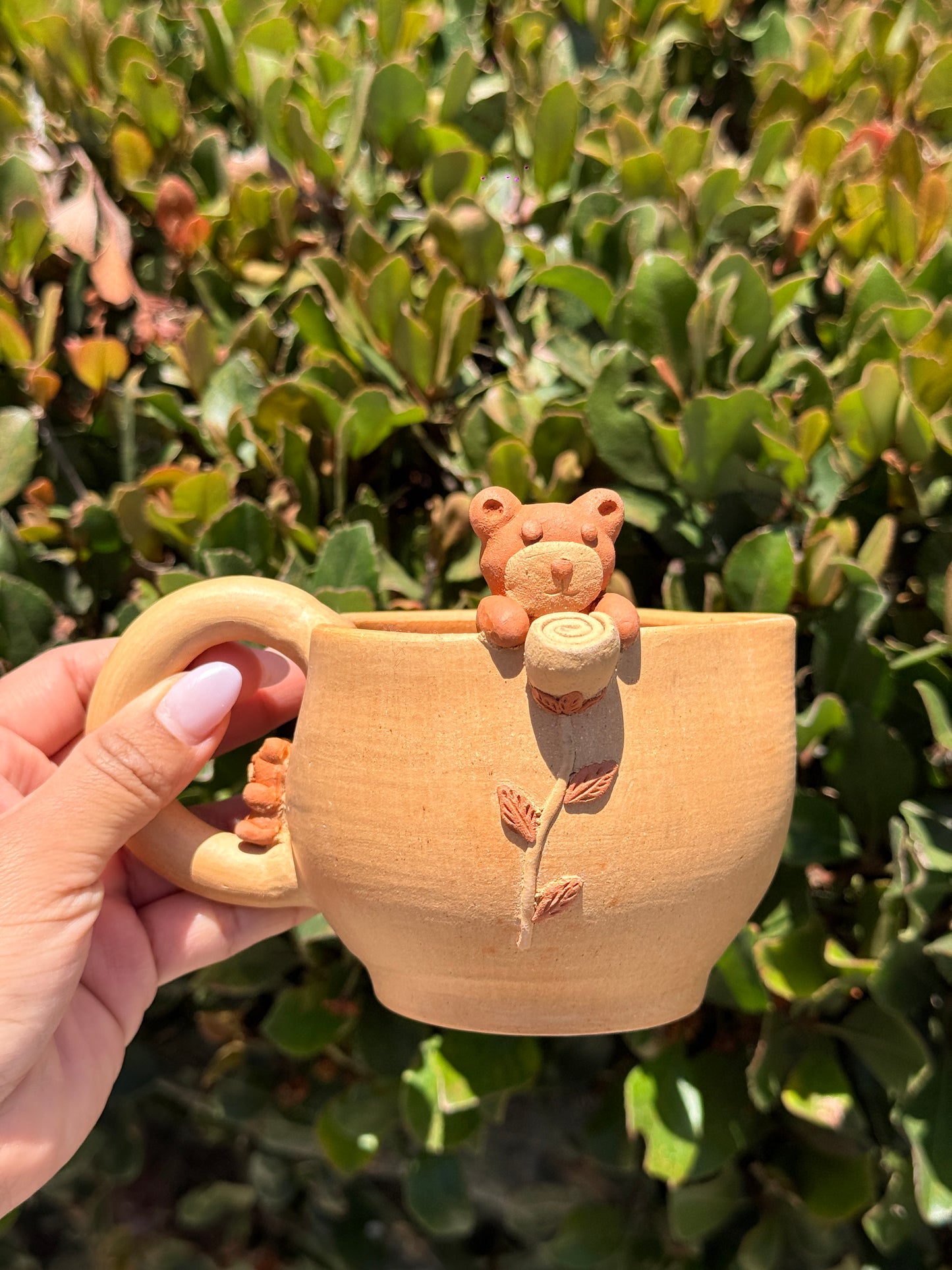 “Natalia” Natural Heart Mug