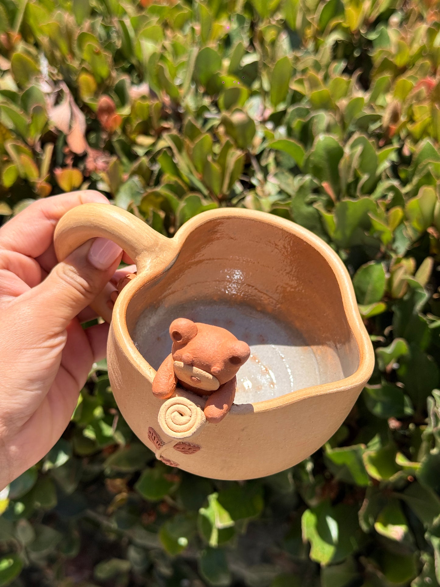 “Natalia” Natural Heart Mug