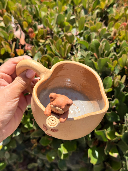 “Natalia” Natural Heart Mug