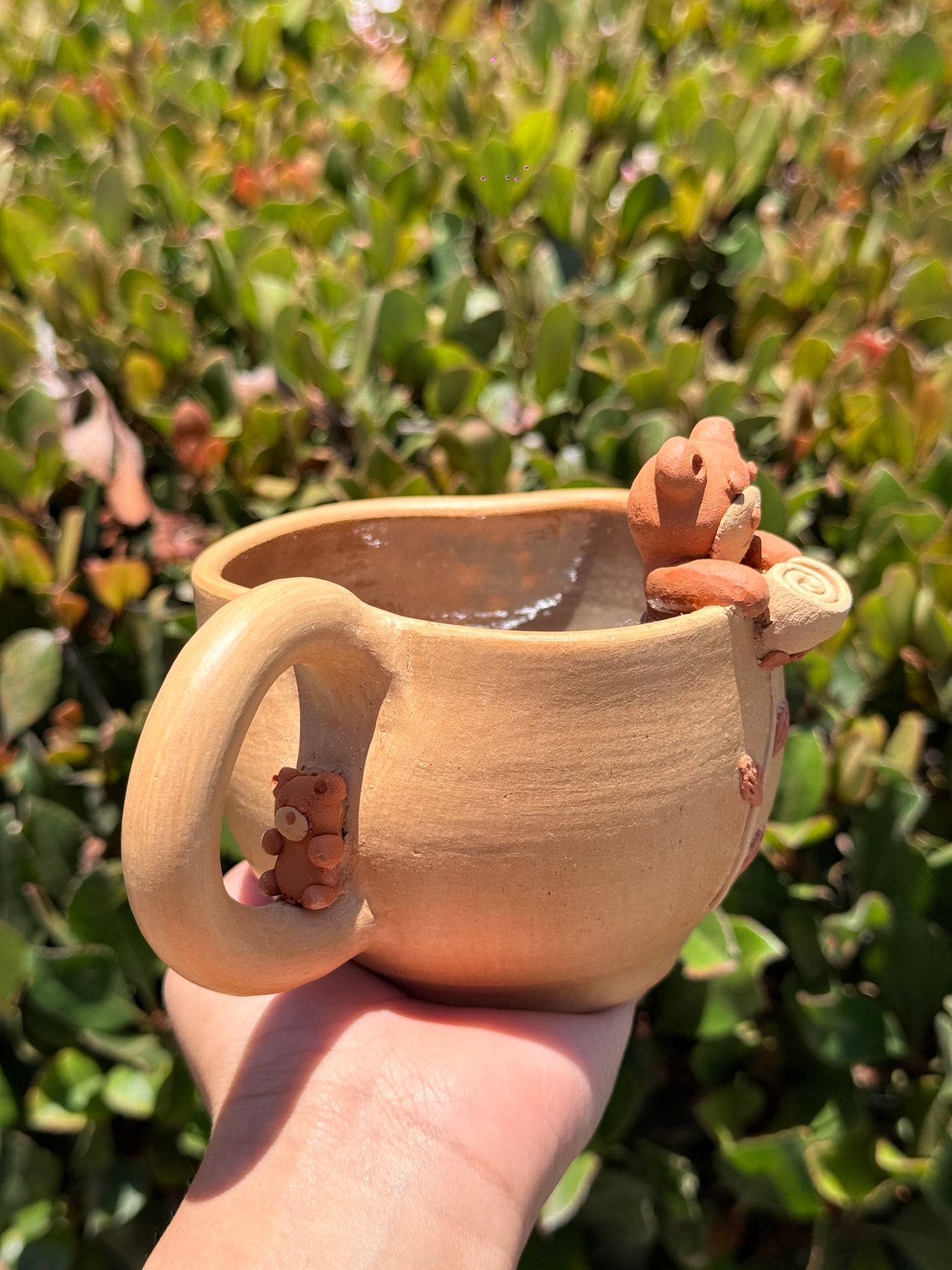 “Natalia” Natural Heart Mug