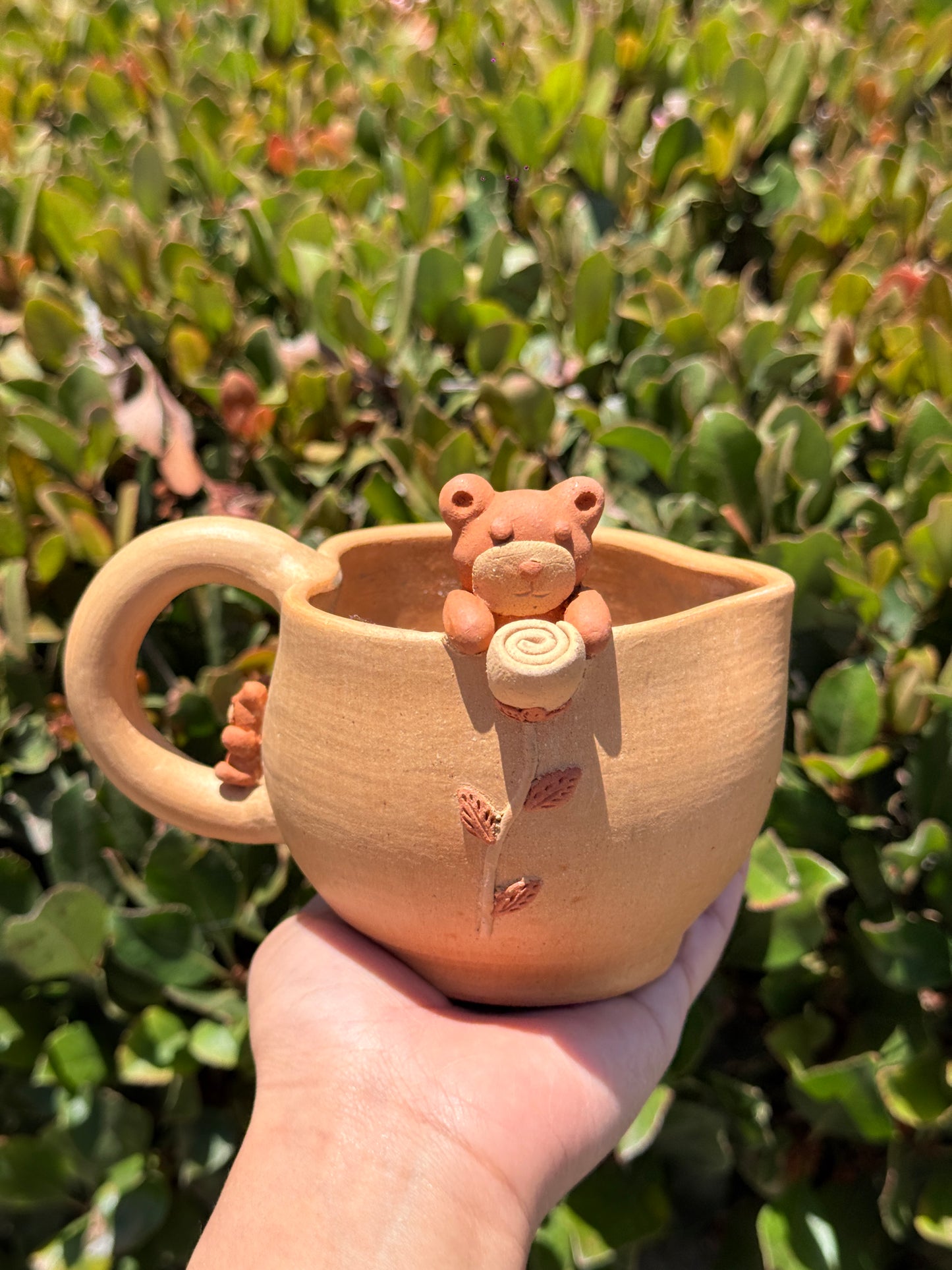 “Natalia” Natural Heart Mug
