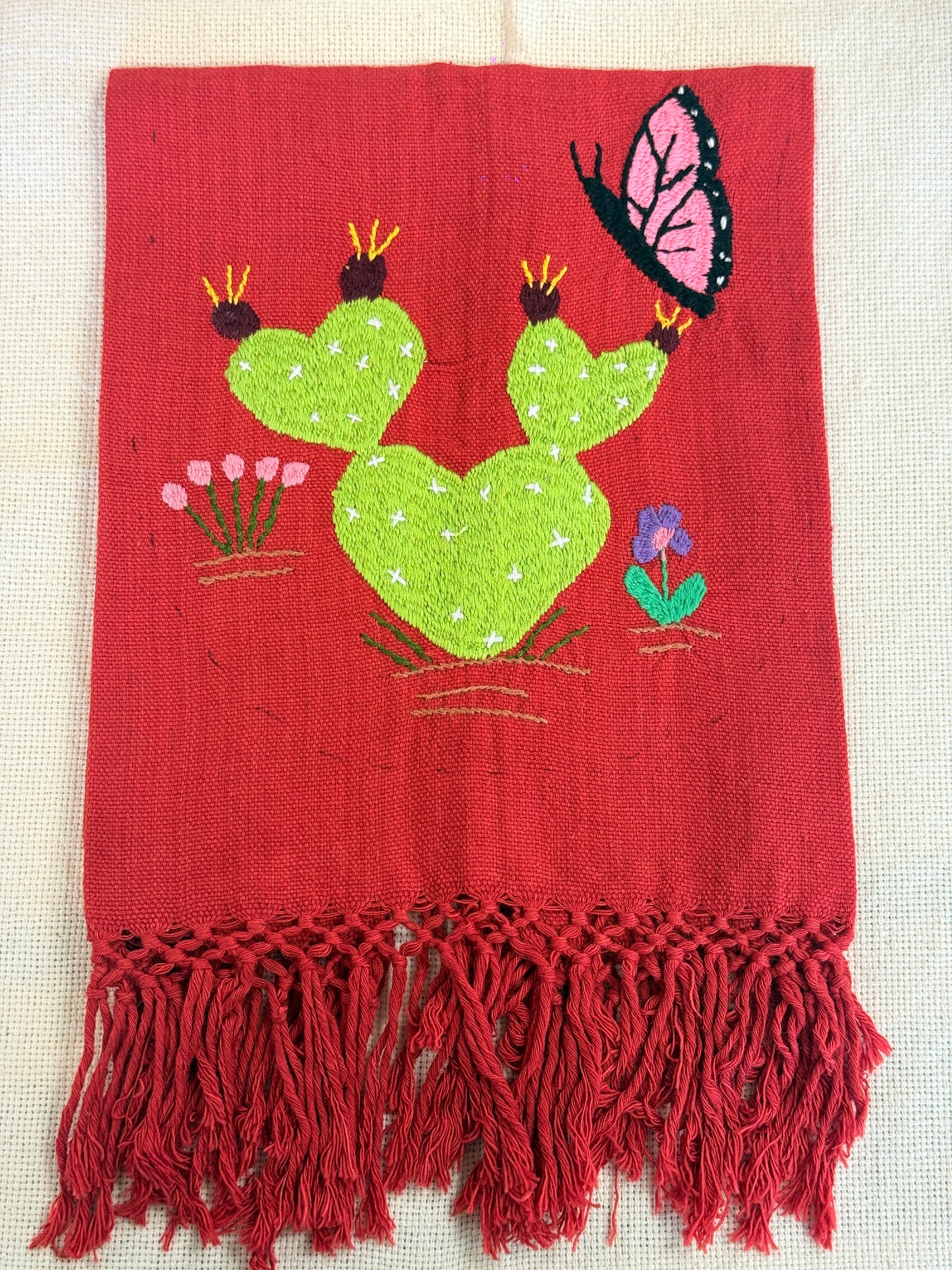 “Butterfly Cactus” Napkin