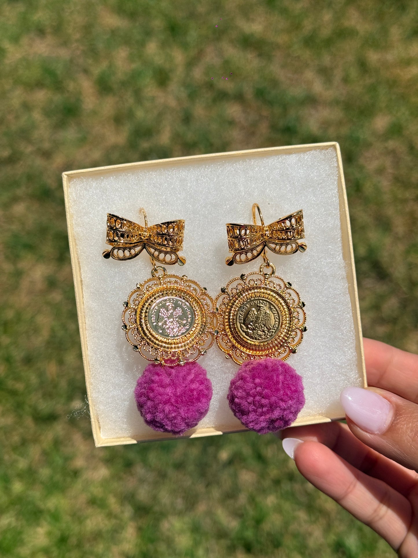 "Fuschia" Earrings