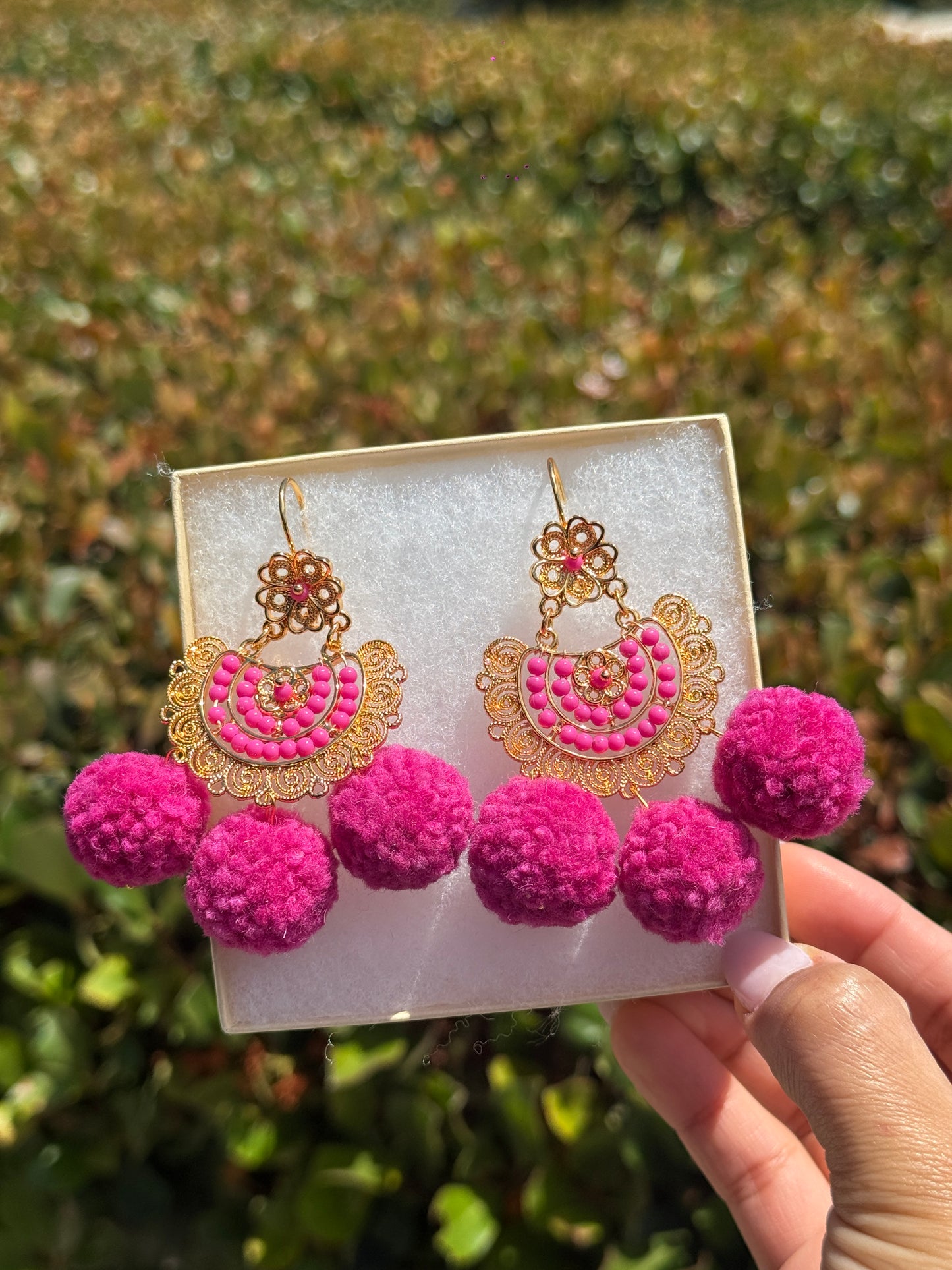 "Fuchsia" Earrings