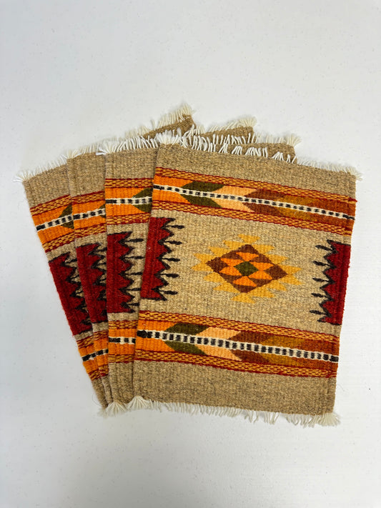 "Octavia" Wool Coaster/Tapetito
