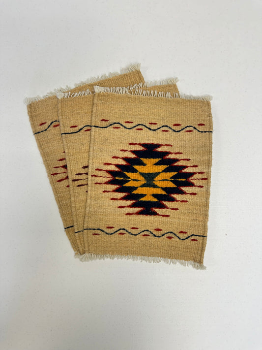 "Marigold" Wool Coaster/Tapetitos