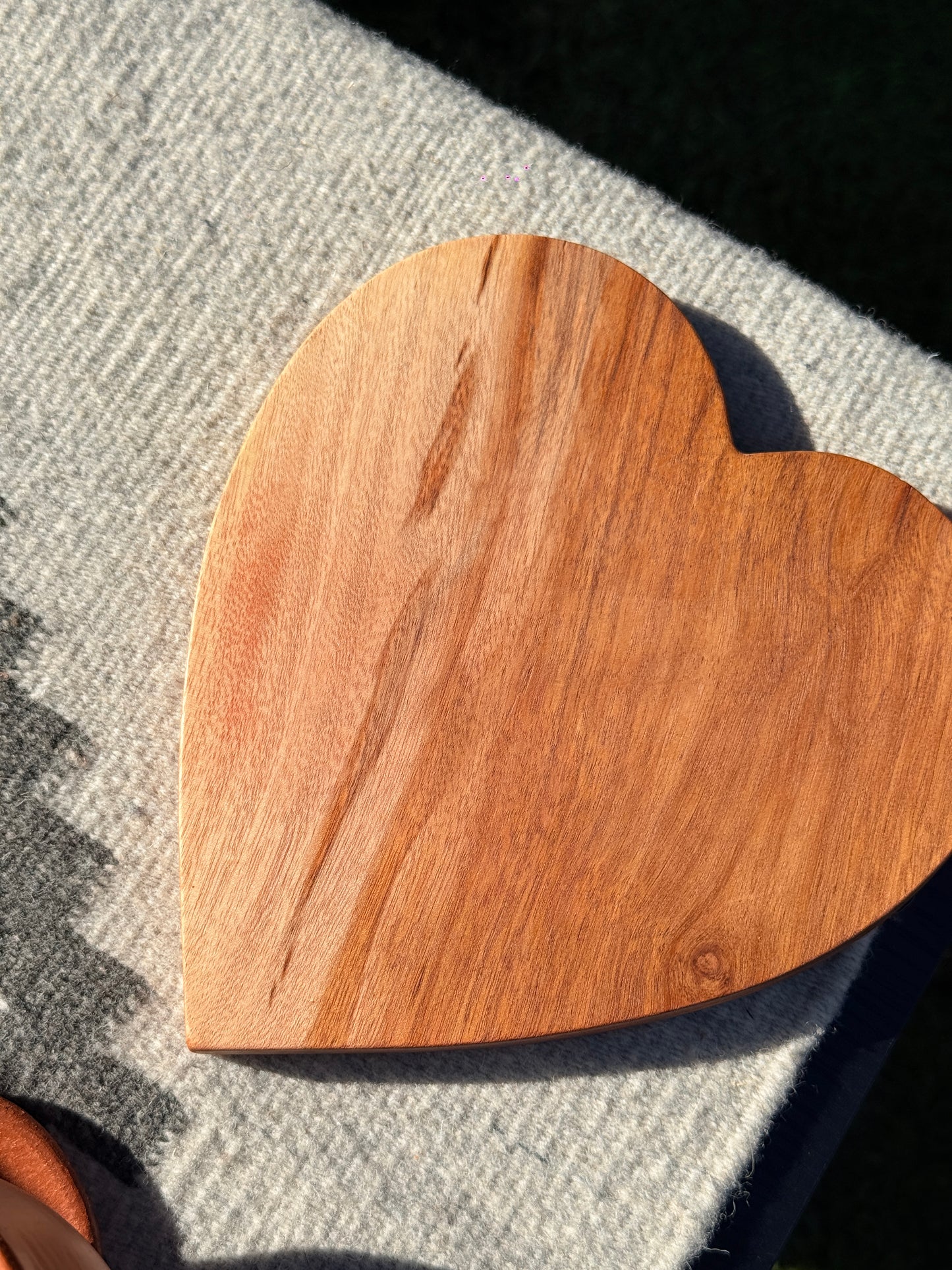 Guamuchil Heart Cutting Board