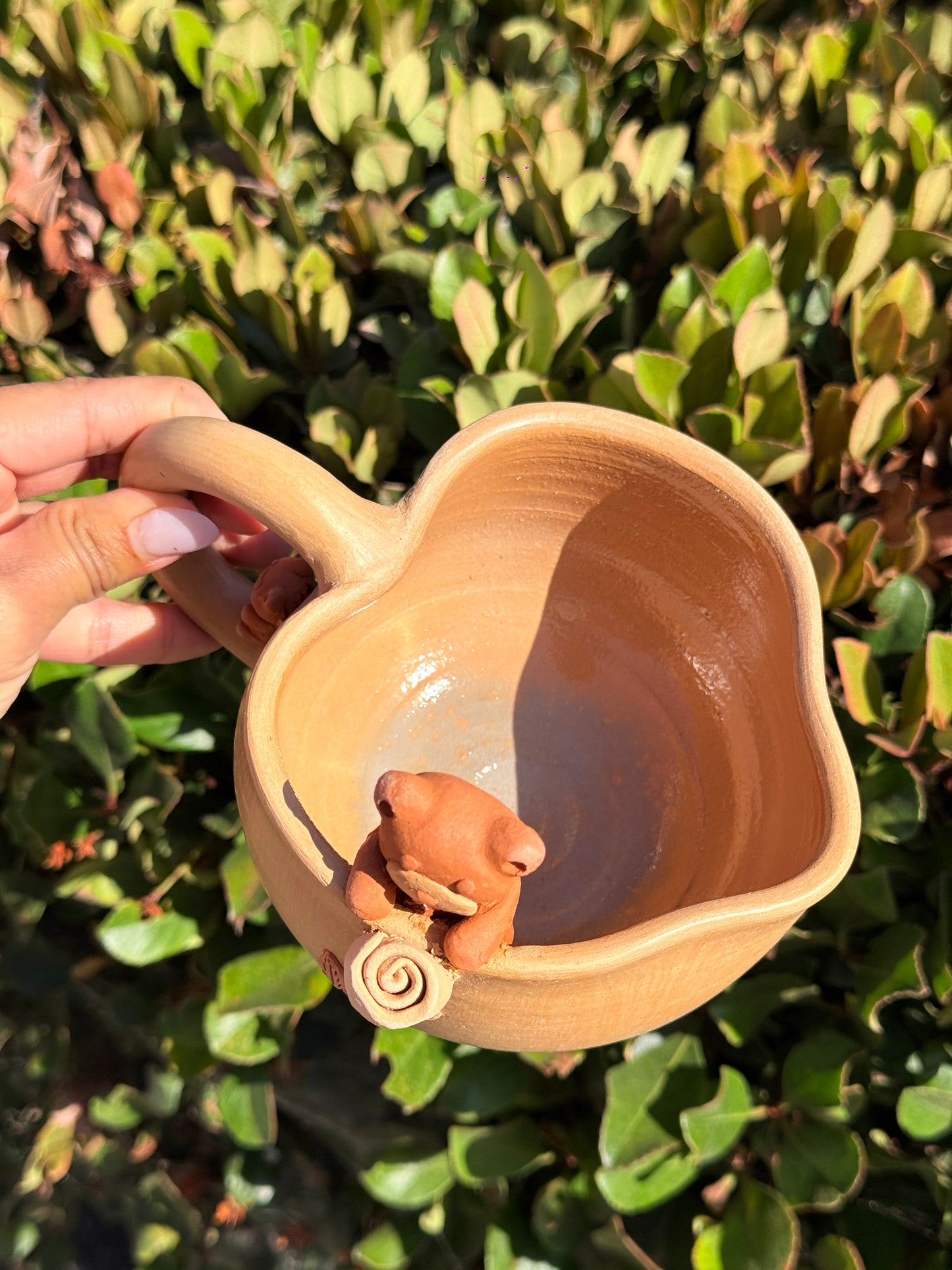 "Natural" Jumbo Rose Mug