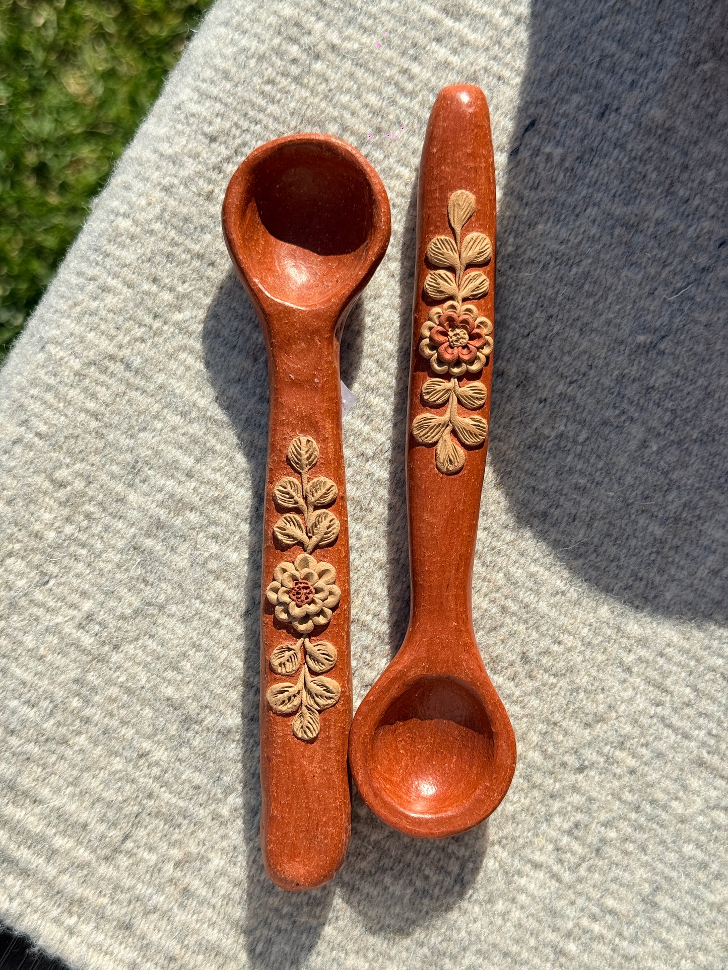 Red - Filigrana spoon/ cuchara