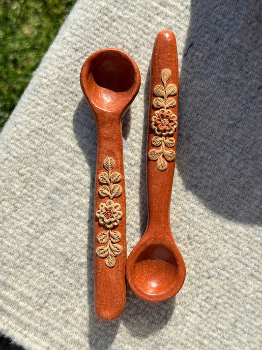 Red - Filigrana spoon/ cuchara