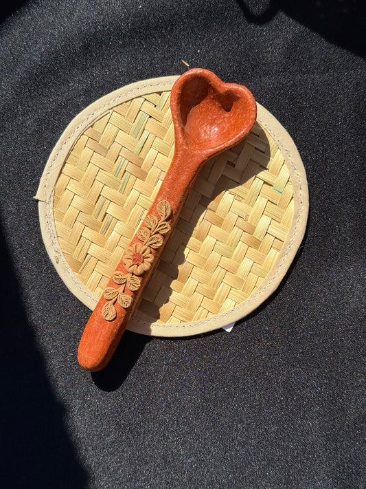 Heart filigrana spoon