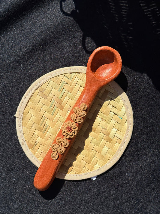 Red - Filigrana spoon/ cuchara