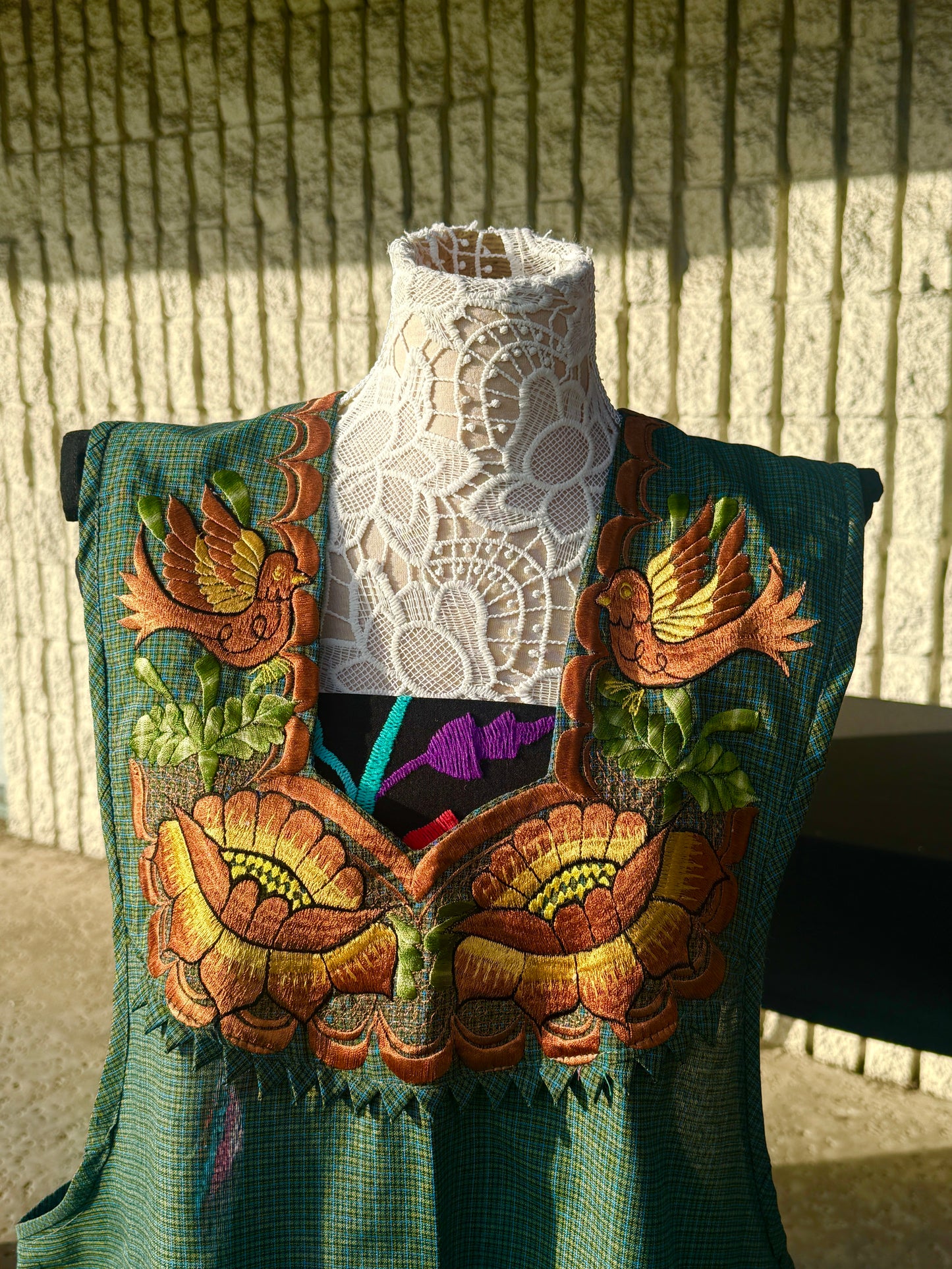 Birdie Flower Mandil/Apron 3XL