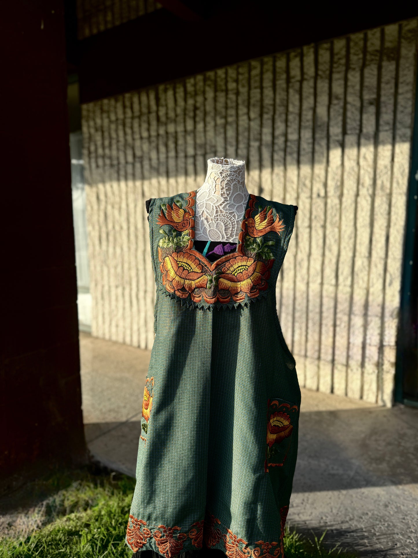 Birdie Flower Mandil/Apron 3XL