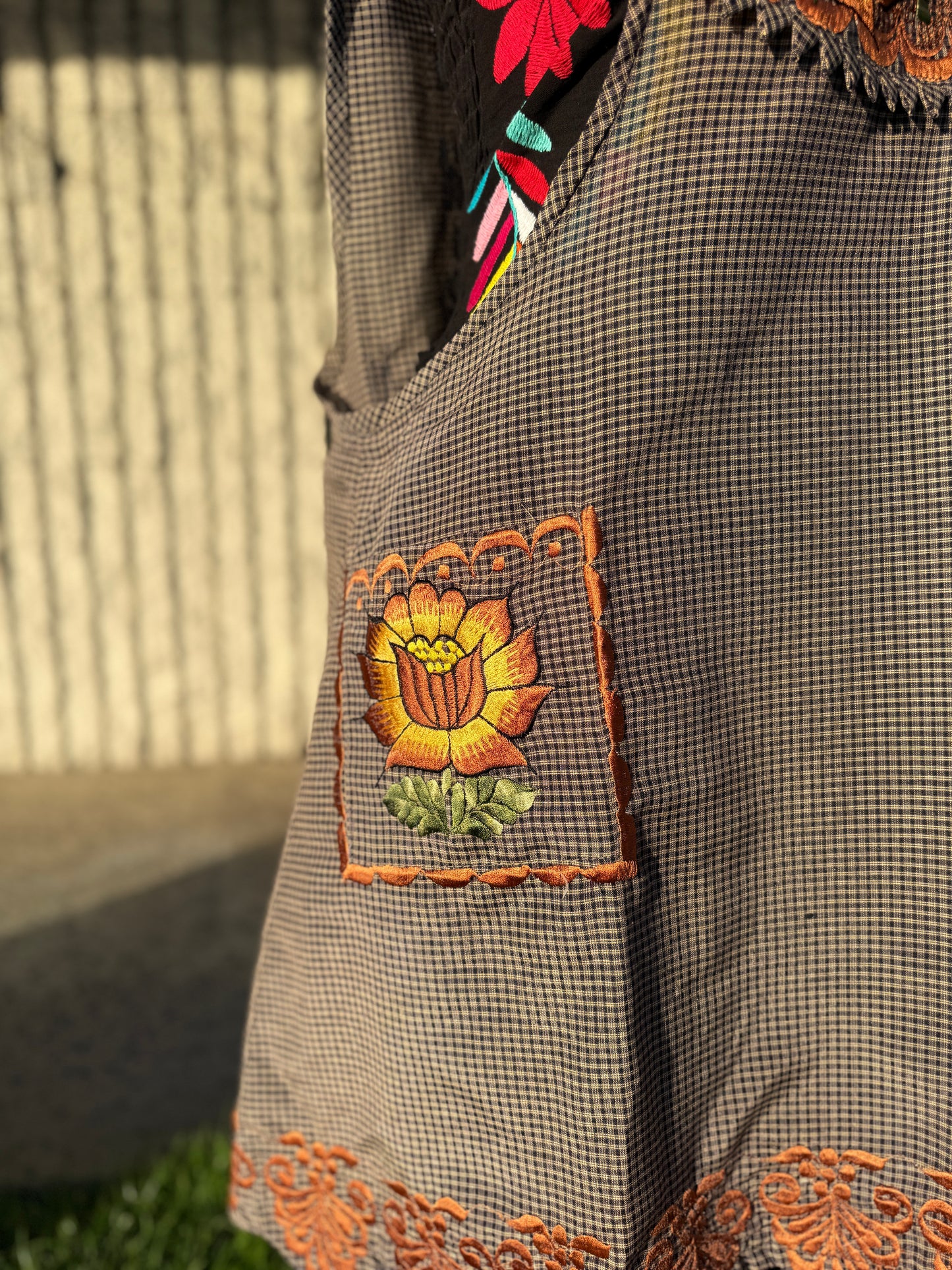 Birdie with Flowers Apron/Mandil 3XL