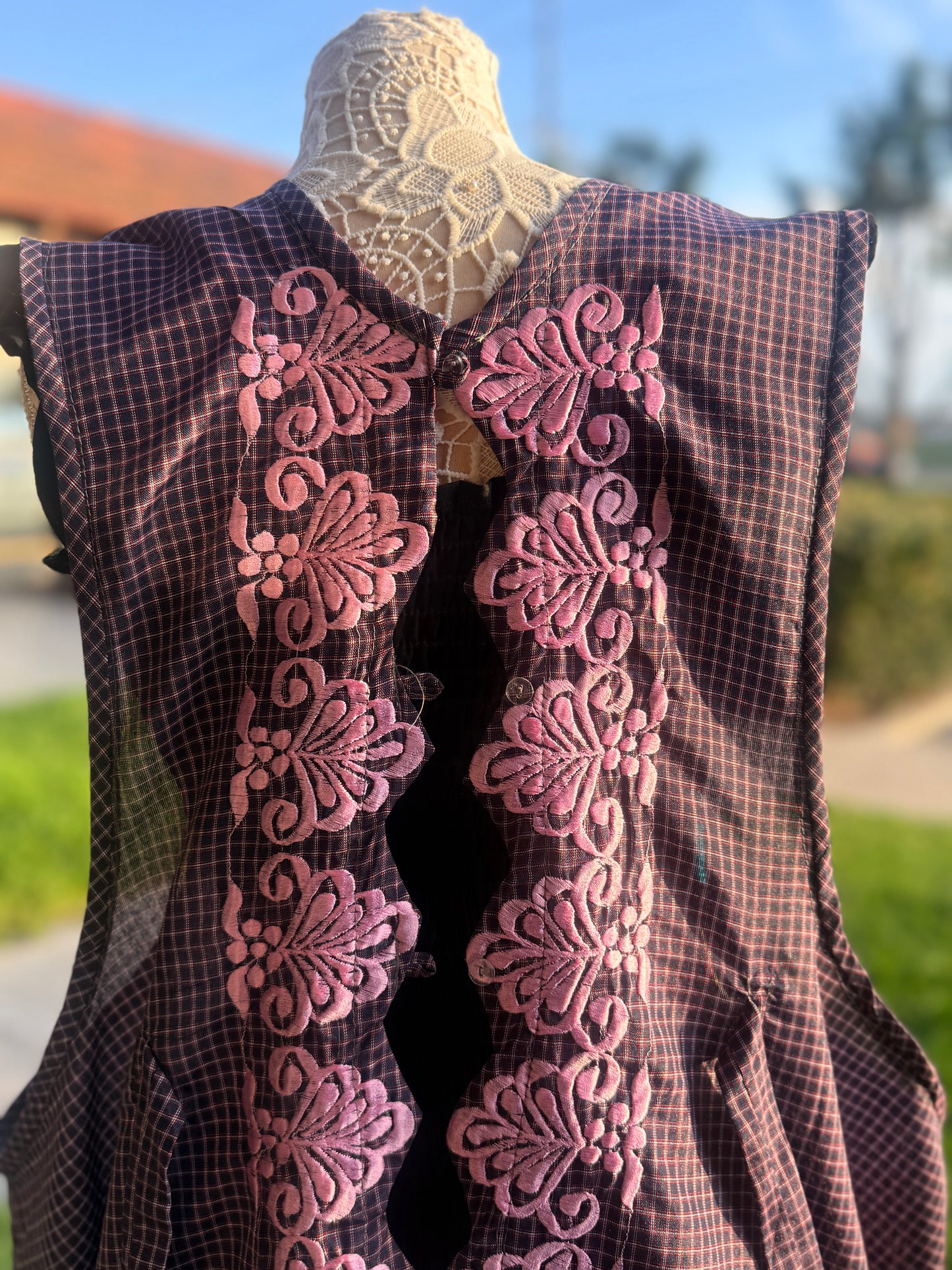 Peacock with flower Apron/Mandil 3XL