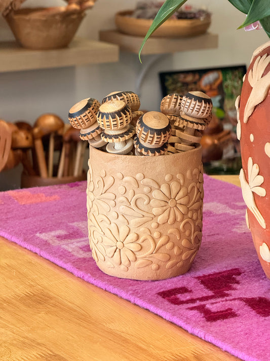 Natural Heart Spoon Holder