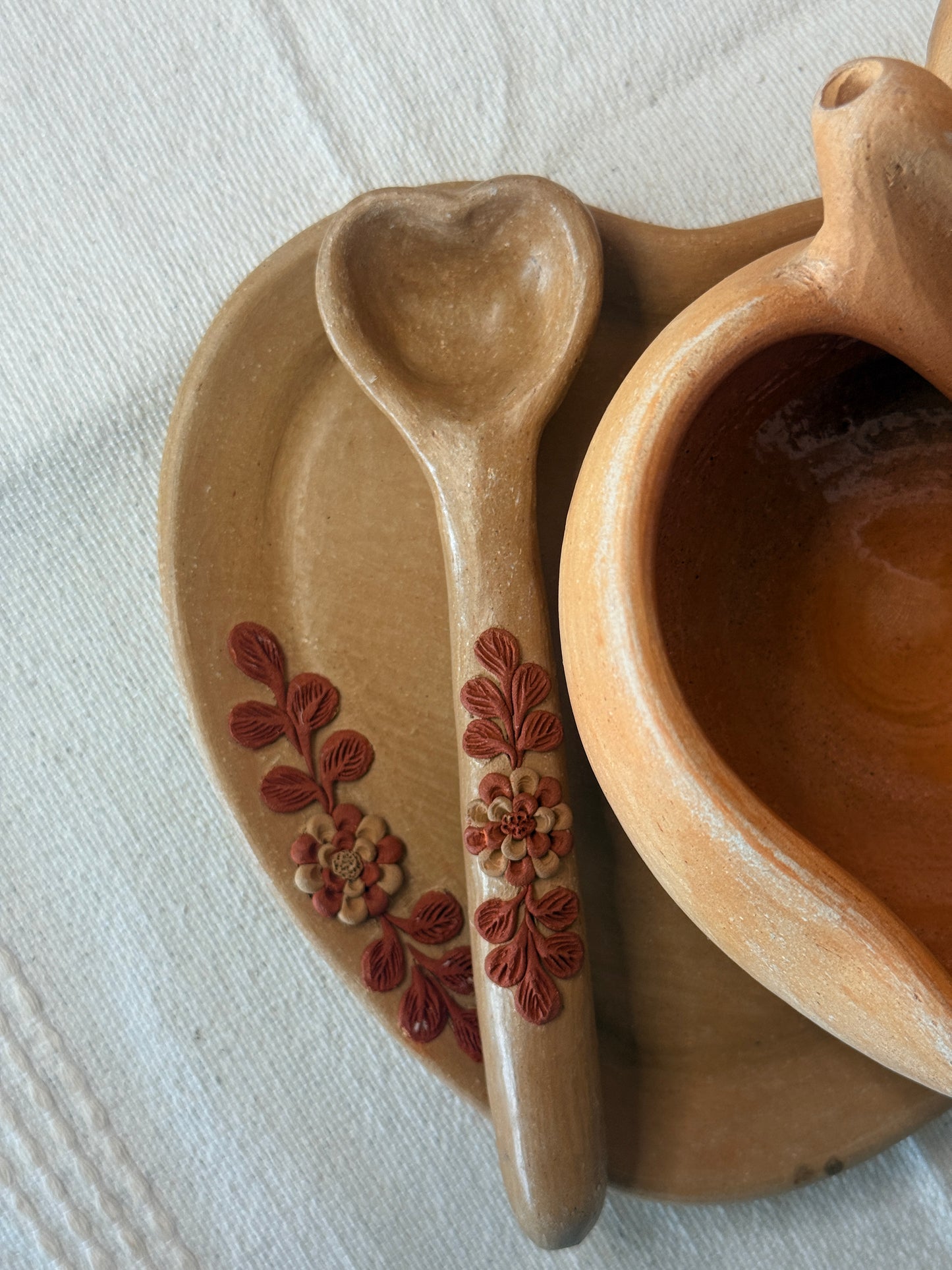 Filigrana Natural Heart Spoon