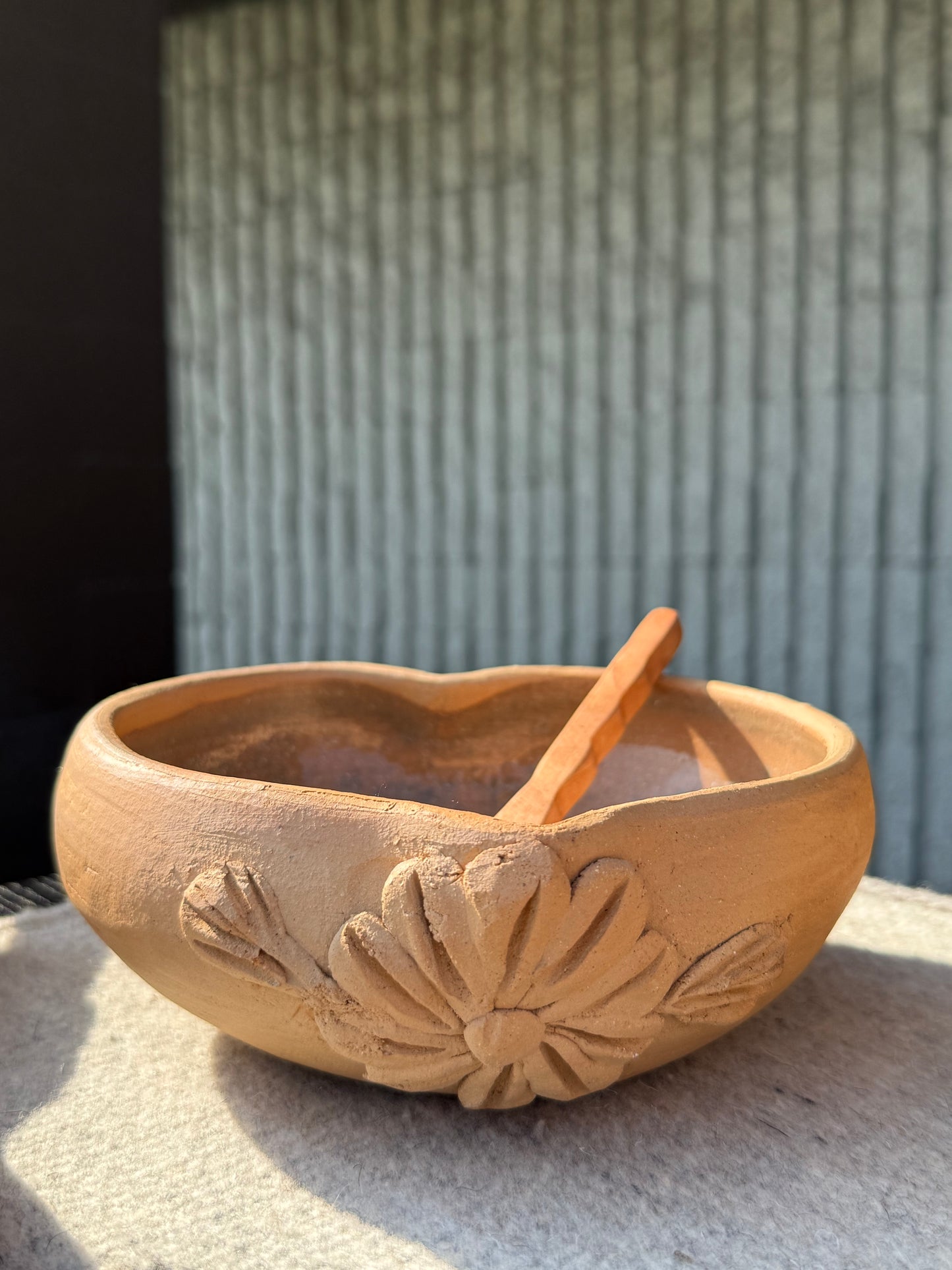 Natural Heart Bowl +Spoon