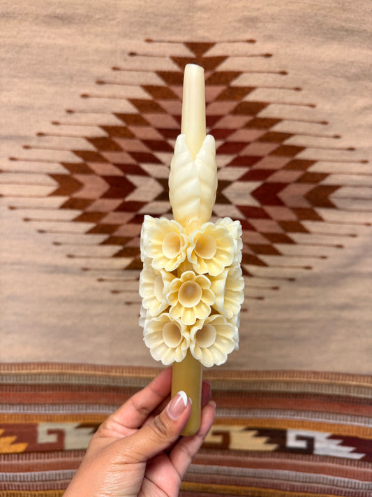 Candil Amarillo Bajo Vela/ Candle