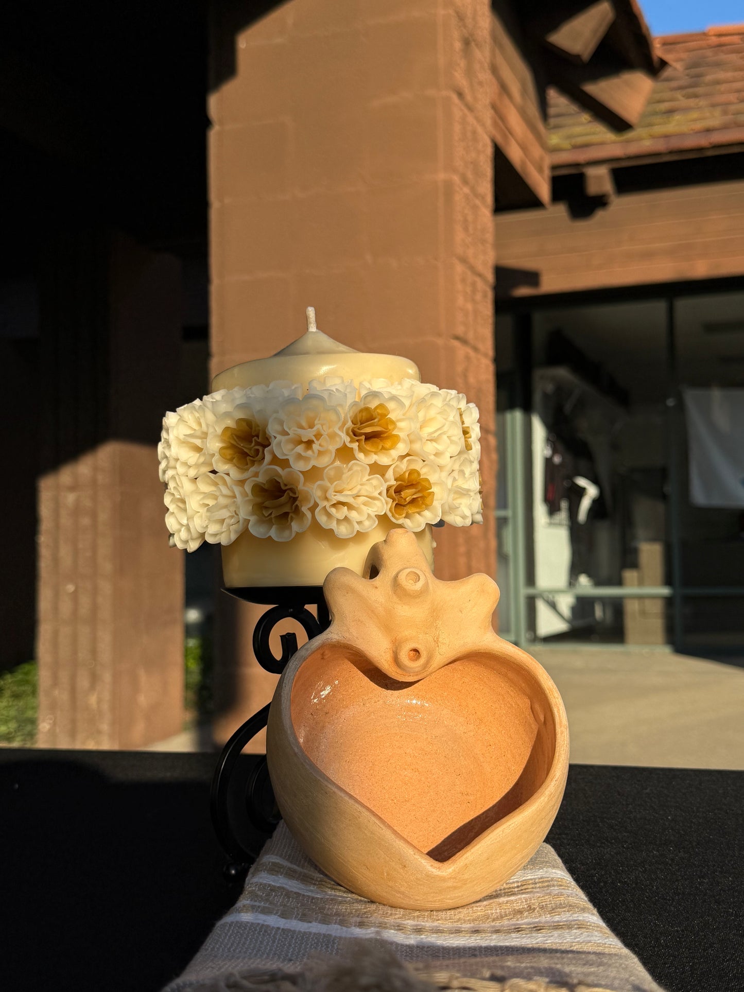 "Letty" Natural Heart Mug