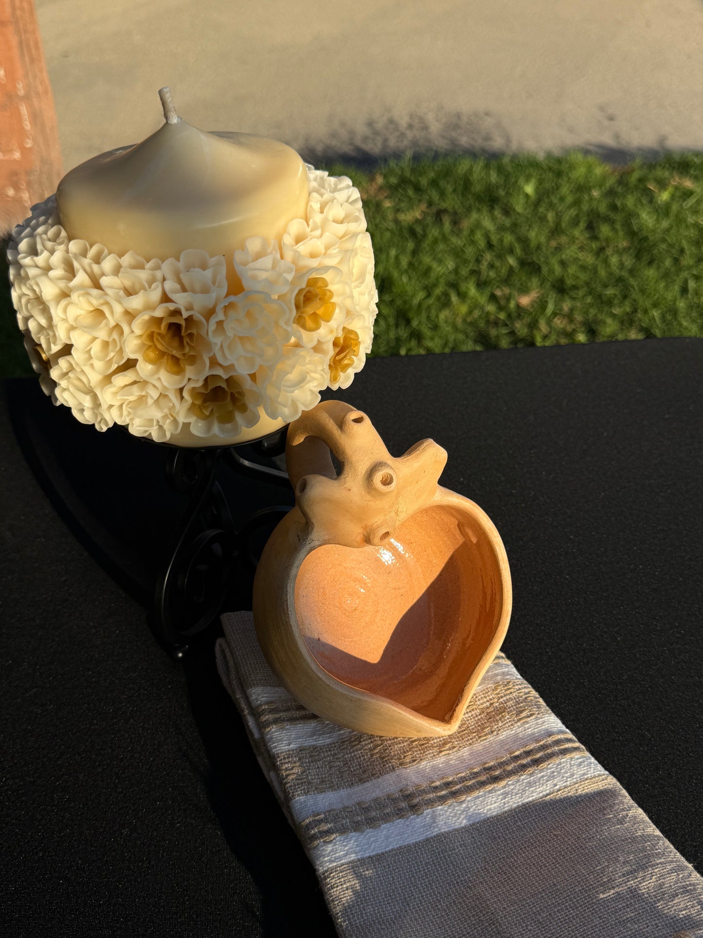 "Letty" Natural Heart Mug