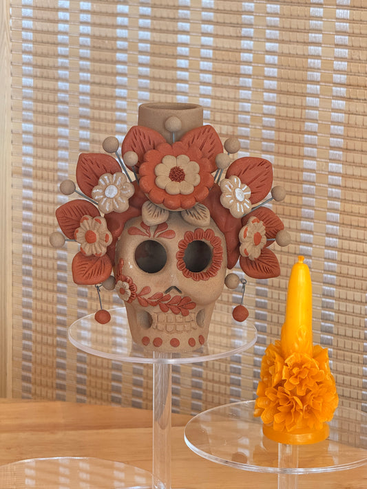 Catrina Candleholder 6"