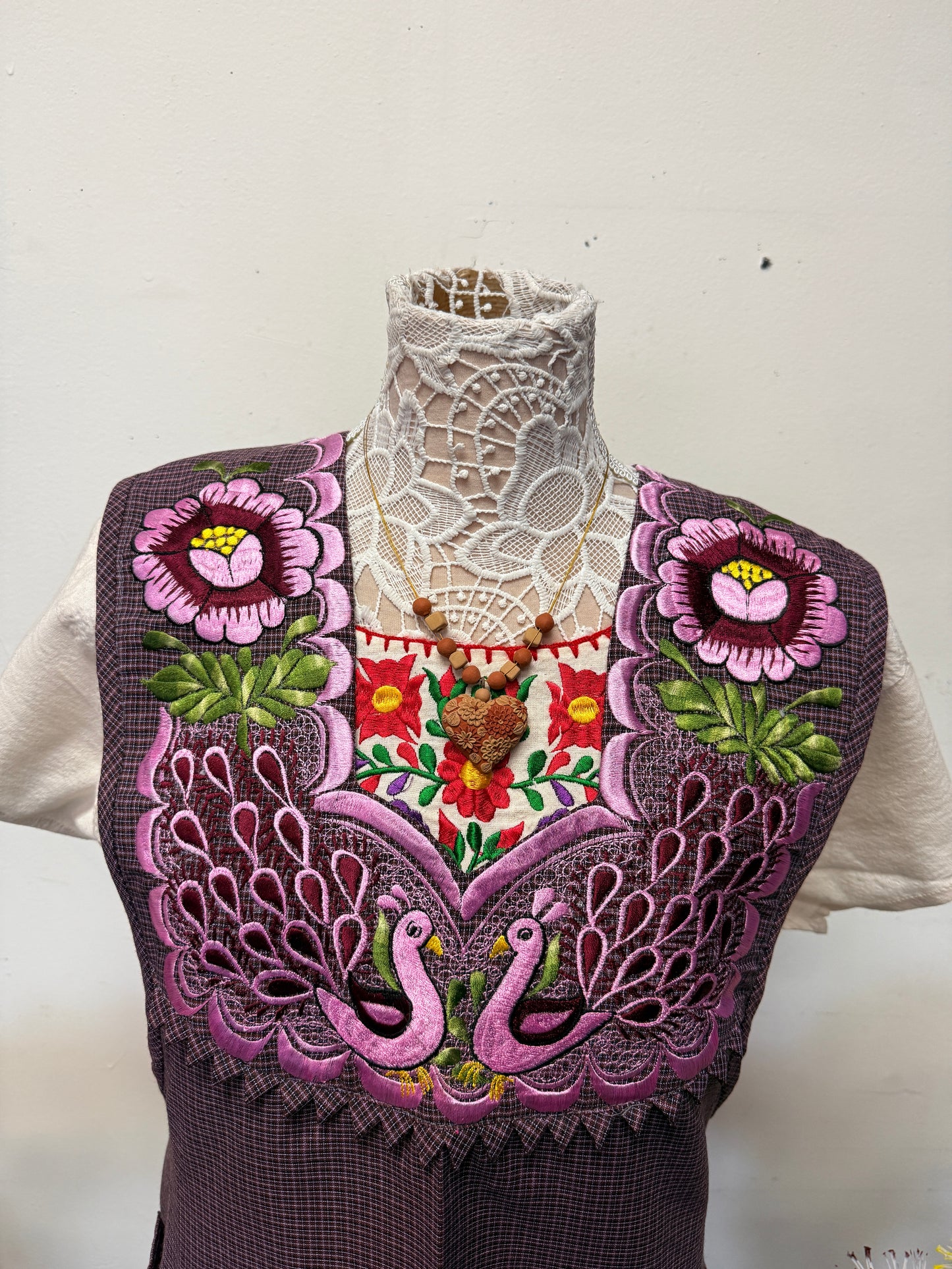 "Juliet" Purple Apron/Mandil 2X