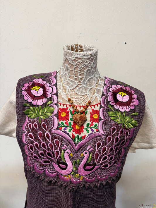 "Juliet" Purple Apron/Mandil 2X