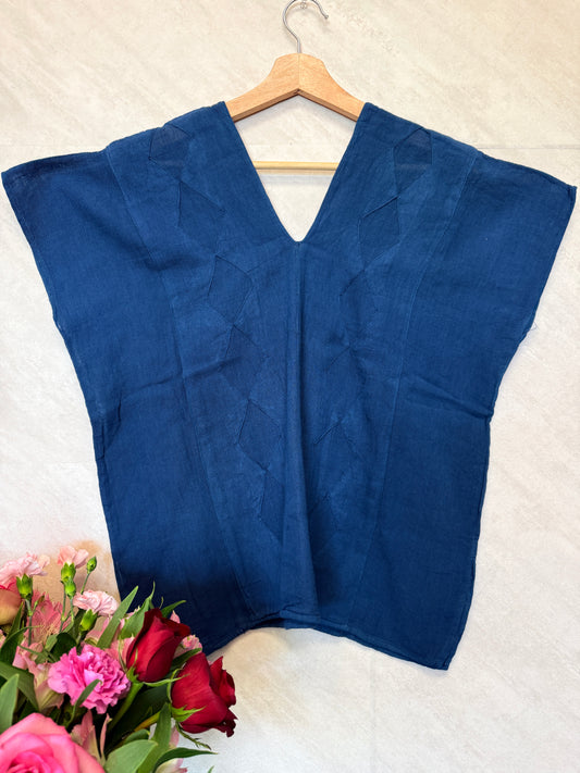 True Blue Blouse Oversize