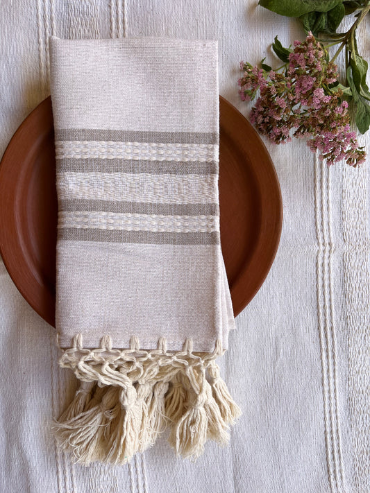 Avena hand towel / Neutral napkin