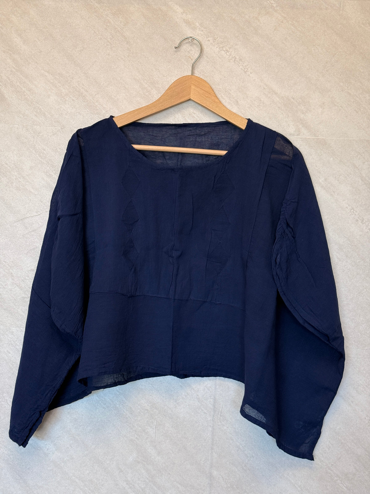 "Butterfly" Style Crop Top Royal Blue
