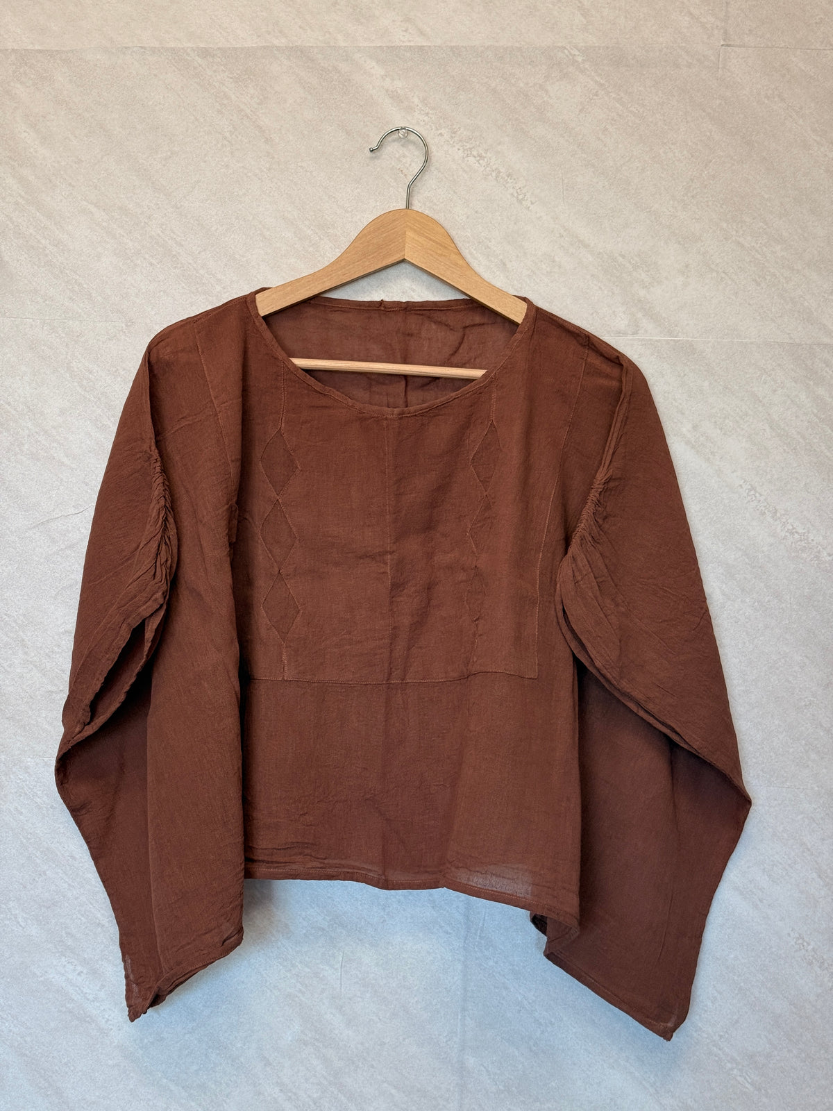 "Butterfly" Style Crop Top Chocomilk