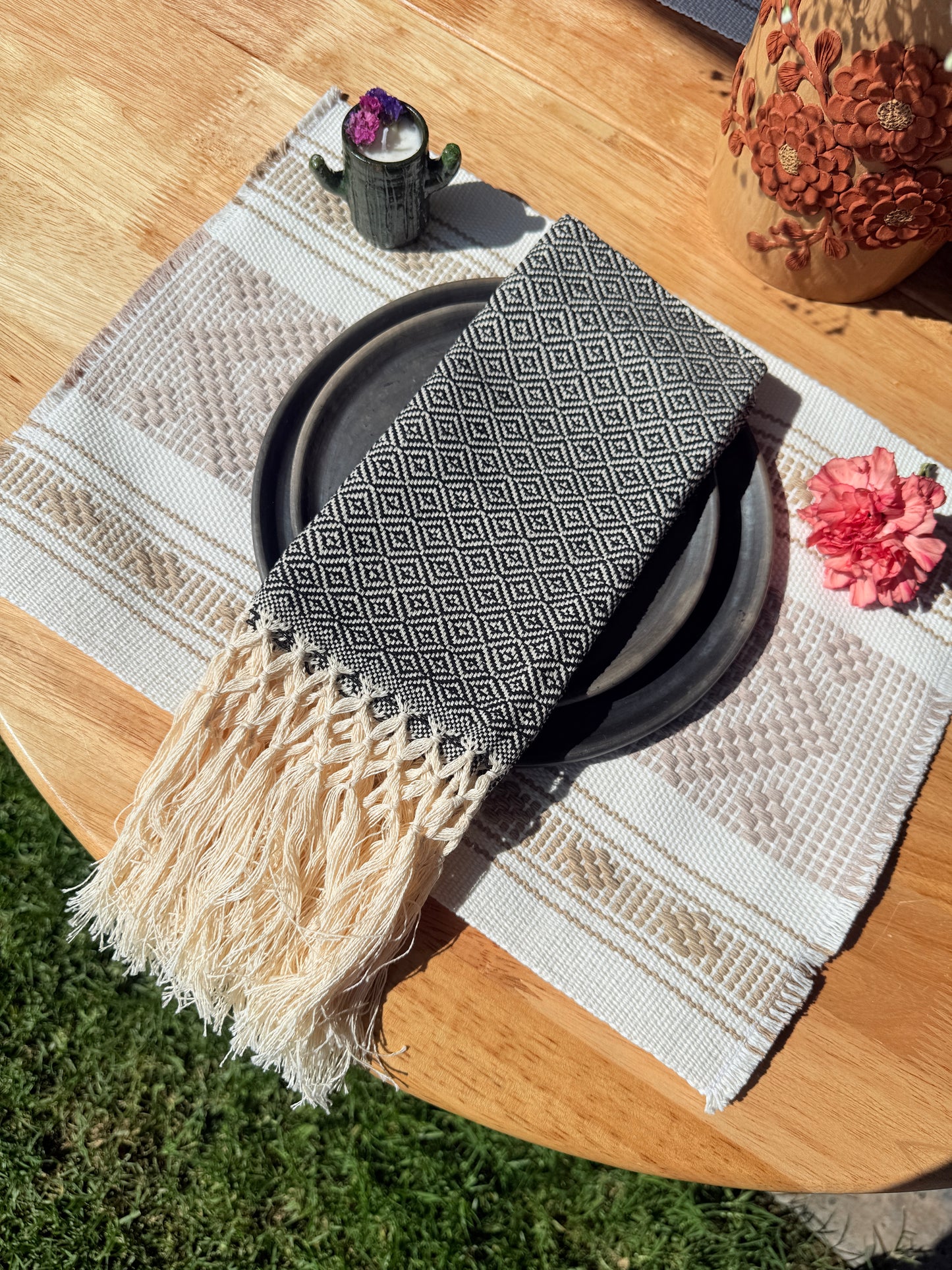 Black Napkin